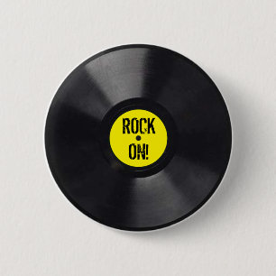 Vinyl Record 2 Inch Round Button