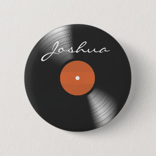 Vinyl Record 2 Inch Round Button