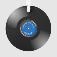 Vinyl Record Album Design Acrylic Ornament