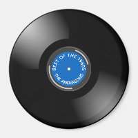Vinyl Record Album Design Magnet