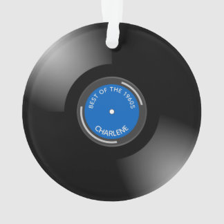 Vinyl Record Album Design Ornement acrylique