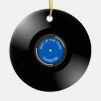 Vinyl Record Album Design Ornement céramique