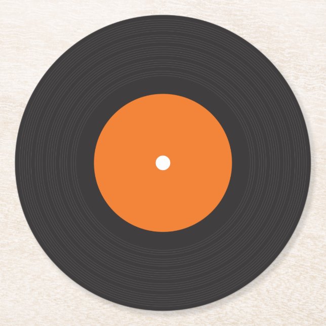 Vinyl Record Coaster (Front)