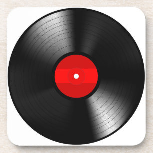 Vinyl Record Coaster Set