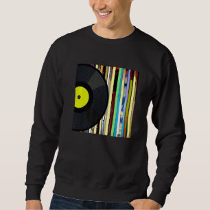 Vinyl Record Collecting  Vinyl Album Collection Sweatshirt
