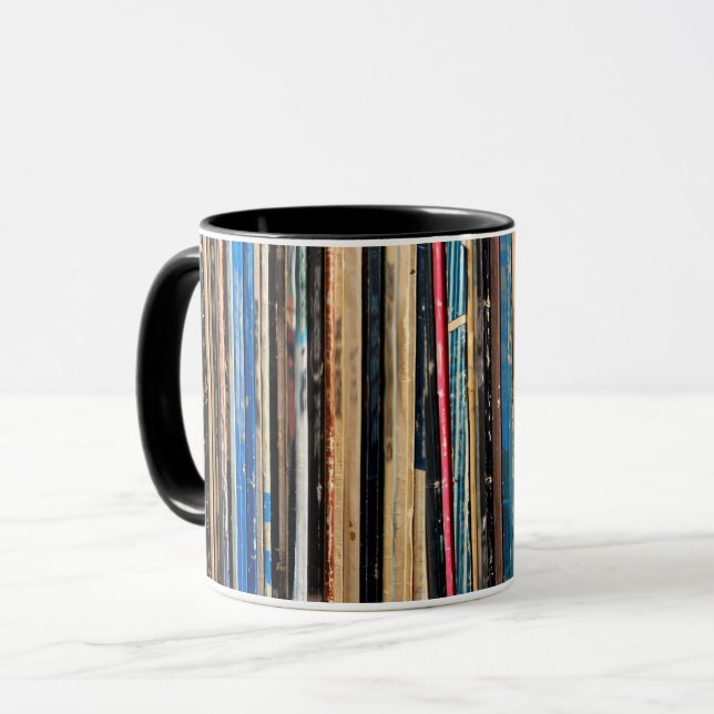 Vinyl Record Collector DJ Music Lovers Gift Mug (Front Left)