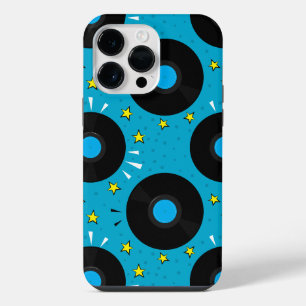 Vinyl Record Comic Book Style iPhone 14 Pro Max Case