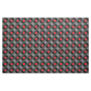 Vinyl Record Design Fabric