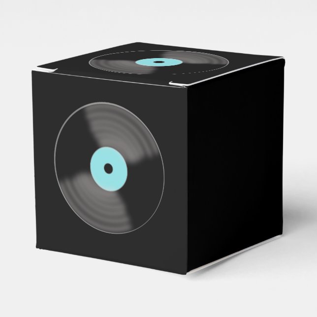 Vinyl Record Favour Boxes (Front Side)
