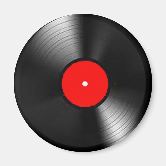 "Vinyl Record" gifts and products Magnet (Front)