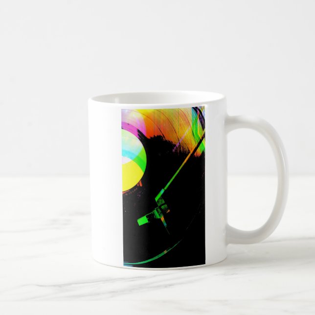 Vinyl record in many colours coffee mug (Right)