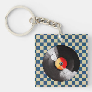 Vinyl Record Keychain