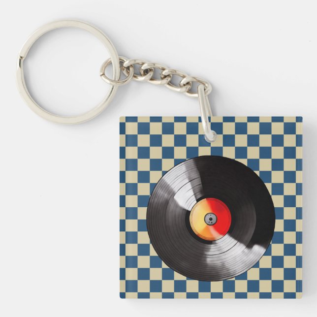 Vinyl Record Keychain (Front)