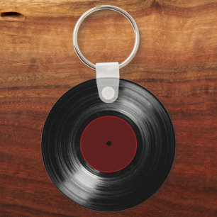 vinyl record keychain