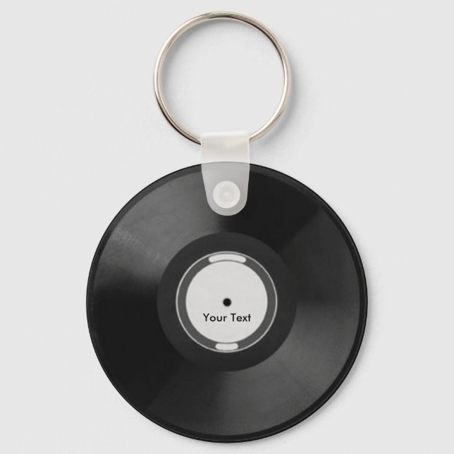 Vinyl.Record Keychain (Front)