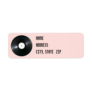 Vinyl Record Label