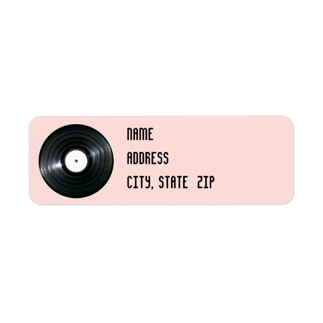 Vinyl Record Label (Front)