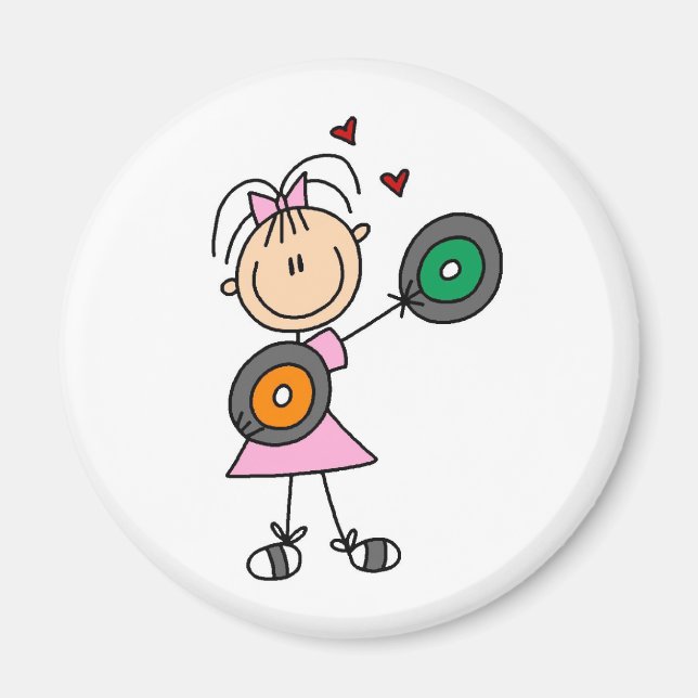 Vinyl Record Lover Magnet (Front)