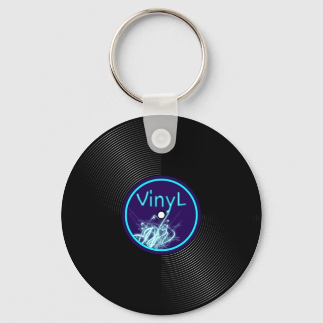 Vinyl Record LP Album 33 Keychain (Front)
