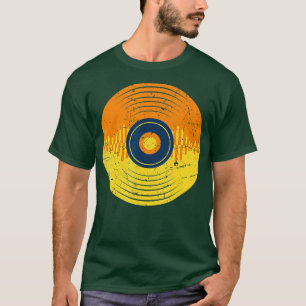 Vinyl Record LP Music Producer Waveform Musician T-Shirt