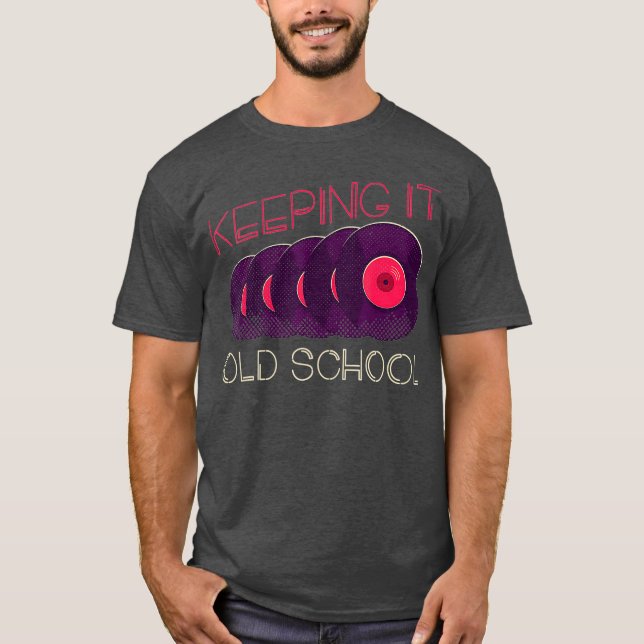 Vinyl Record - Record Player DJ Audiophile LP EP T-Shirt (Front)