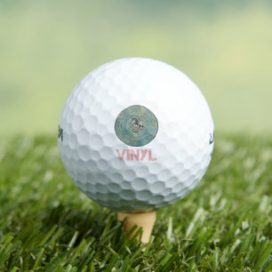 Vinyl Record Retro Disco Vintage Music Design Golf Balls