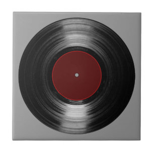 vinyl record tile