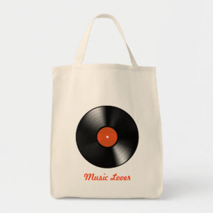 Vinyl Record Tote Bag