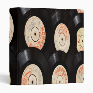 Vinyl Records Background Binder