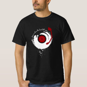 Vinyl Records Home Is Where The Turntable Spins T-Shirt