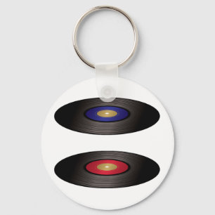 Vinyl Records Keychain