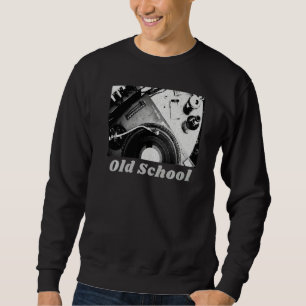 Vinyl Retro Record Player Vintage Old School Vinyl Sweatshirt