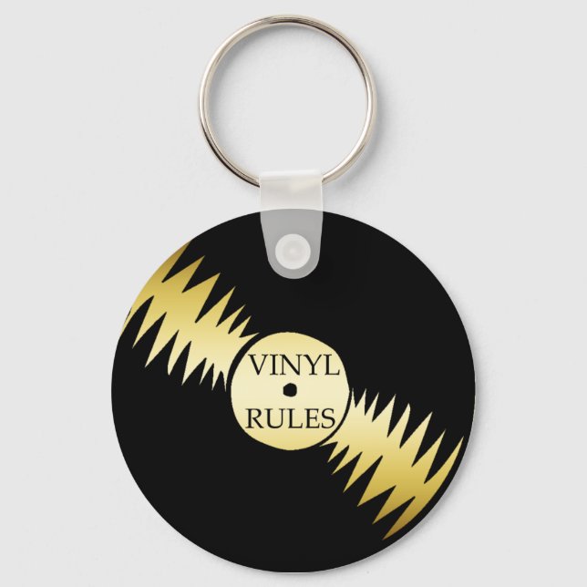 VINYL RULES KEYCHAIN (Front)