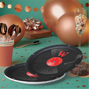 Vinyl Signature Paper Plate