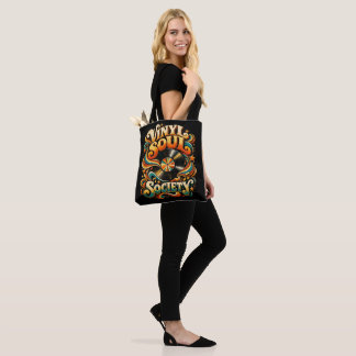 Vinyl Soul Society Vintage Soul Music Record Tote Bag