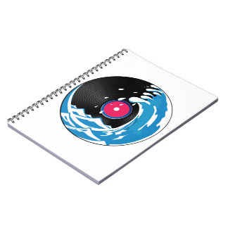Vinyl Wave Notebook