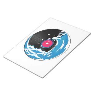 Vinyl Wave Notepad
