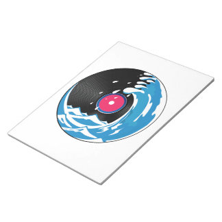 Vinyl Wave Notepad