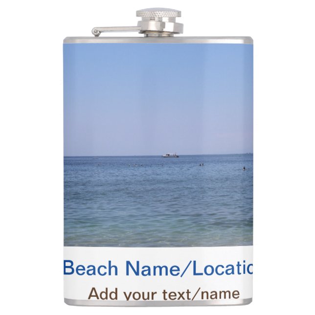 Vinyl Wrapped Flask (Front)