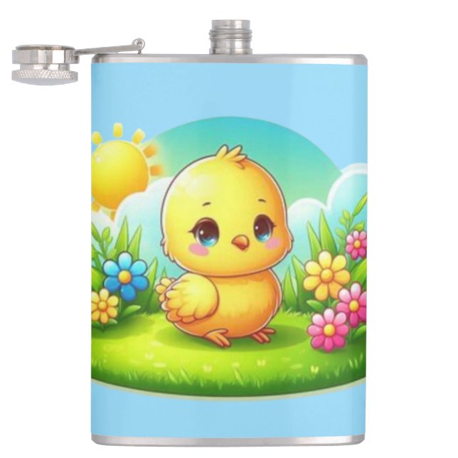 Vinyl Wrapped Flask (Opened)