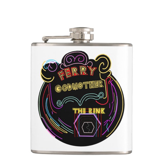 Vinyl Wrapped Flask (Front)