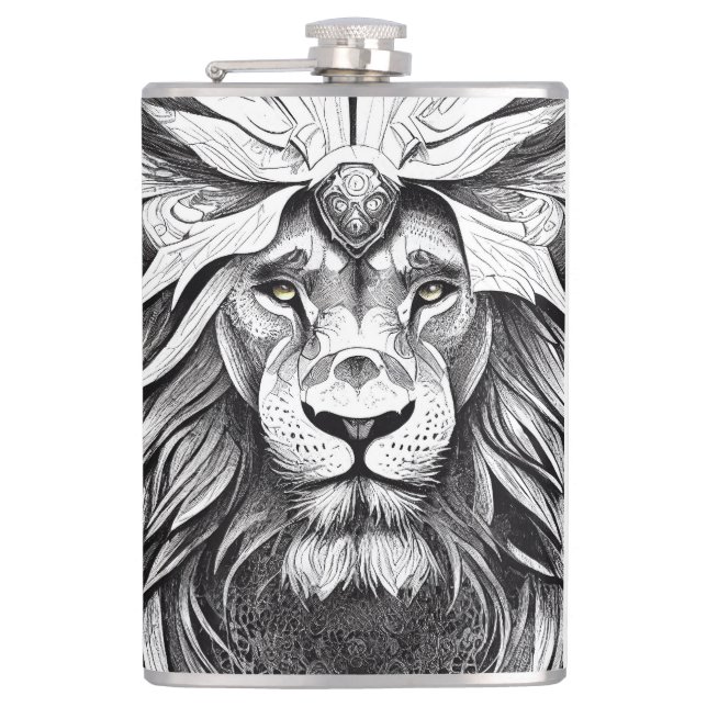 Vinyl Wrapped Flask (Front)