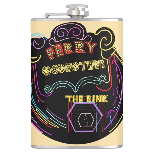 Vinyl Wrapped Flask (Front)