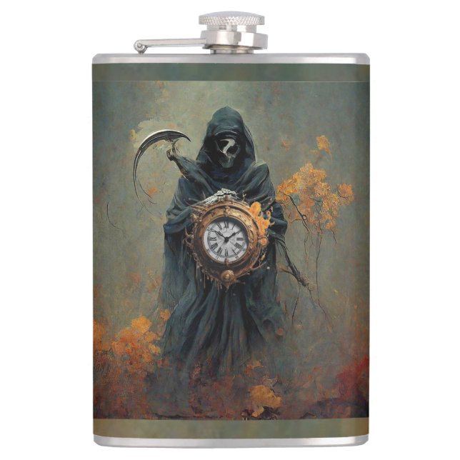 Vinyl Wrapped Flask (Front)