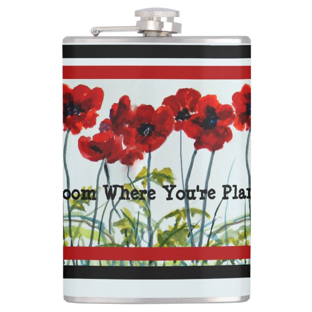 Vinyl Wrapped Flask (Front)