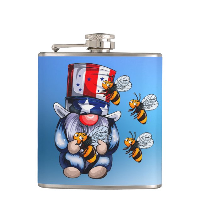 Vinyl Wrapped Flask, 6 oz. Flask (Front)