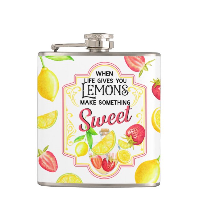 Vinyl Wrapped Flask, 6 oz. Flask (Front)