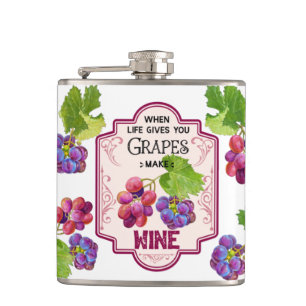 Vinyl Wrapped Flask, 6 oz. Flask
