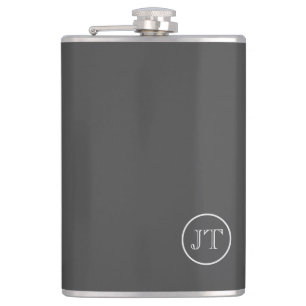 Vinyl Wrapped Flask-Custom Monogram Flask