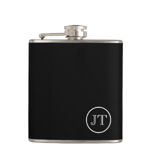Vinyl Wrapped Flask-Custom Monogram Flask